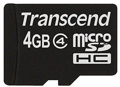 Transcend 4GB Micro SDHC Card Class 4