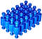 Blue Skittle Magnet for Fridge, Office, Whiteboard, Noticeboard, Filing Cabinet - 12mm dia x 21mm tall - Pack of 48