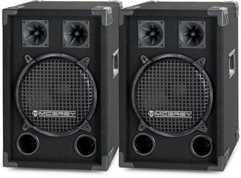 McGrey DJ-1022 pareja de altavoces para DJ o sala de fiesta 2 x 400W