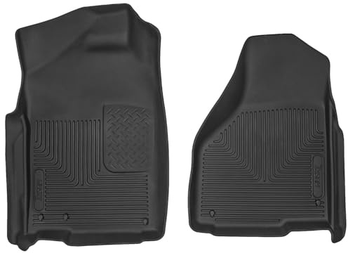Husky Liners Passend für 2009–18 Dodge Ram 1500 Quad Cab/Standard Cab, 2010–18 Dodge Ram 2500/3500 Quad Cab/Standard Cab X-act Contour Fußmatten vorne, schwarz, 53521