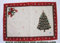 Platzdeckchen Tannenbaum Beige/Rot, Gobelin 30 x 43 cm