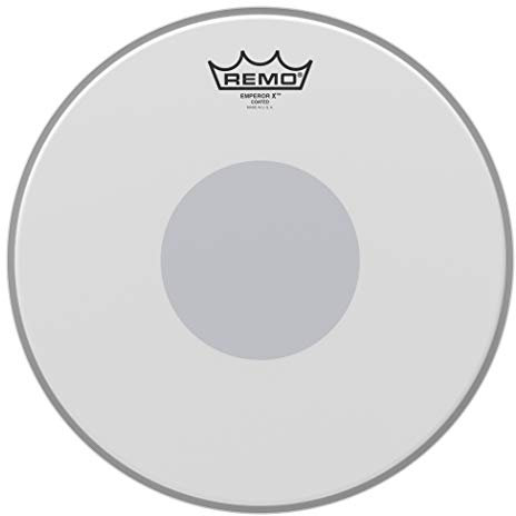 Remo Emperor X Beschichtetes Snaredrumfell, 33 cm, Schwarz mit Punkten 12 Inches
