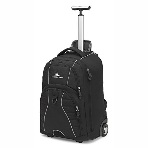 High Sierra Freewheel Laptop-Rucksack mit Rädern, Schwarz, Einheitsgröße