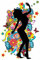1art1 Schöne Frauen Pop Art Mädchen I Selbstklebende Fototapete Poster-Tapete 180x120 cm