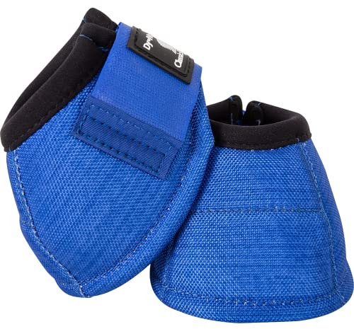 Classic Equine Dynohyde No-Turn Bell Boot Blue L