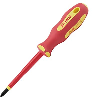 Draper XP1000 VDE Cross Slot Interchangeable Screwdriver - 64432 - Precision Electrical Screw Driver Bit Tool