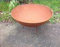 Zen Man Fire Bowl Plant Bowl Candles Patina 60 cm 1.8 with Stand Garden Decoration Metal