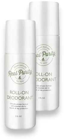 Real Purity, (2 Pack) Roll-On Deodorant