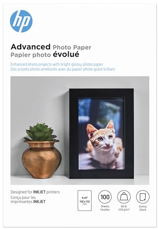 HP Advanced Photo Paper, Glossy, 4x6 in, 100 sheets (Q6638A)