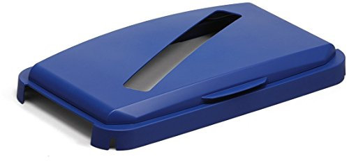 Durable Klappdeckel mit Einwurfschlitz für Durabin Abfalleimer 60 Liter, blau, 1800502040