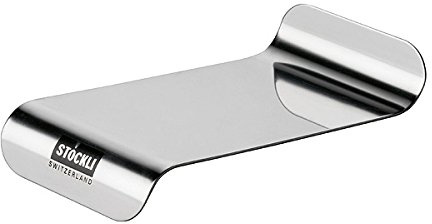 Stöckli Pfännchenhalter Raclette 2er Set aus pflegeleichtem Edelstahl, Maße: 2 x 14.5 x 8.5 cm, 0055.00