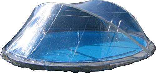 Cabrio Dome für Ovalbecken bis 4,90 x 3,00 m Schwimmbad Überdachung