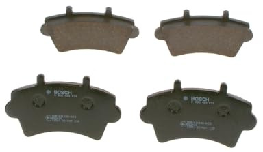 Bosch BP343 - Brake Pads Car Front Axle - 1 Set of 4 Pads | Bosch Quality - Reduced Noise and Dust - ECE-R90 Certified - Copper-Free