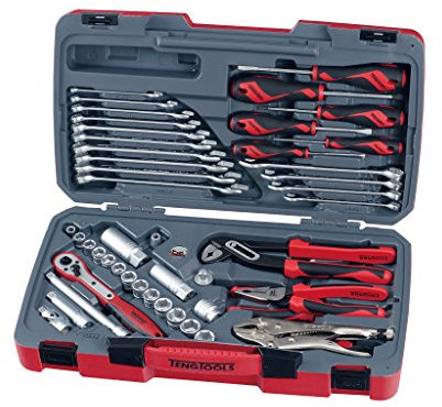Teng T3848 3/8-Inch Square Drive Socket And Tool Set (48-Piece)