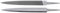 Dick 11061540 Präzisionsfeile Barett 15, 5 x 3, 5 mm Hieb 4