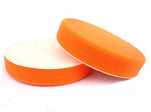 Set économique 2 x éponge de Polissage Medium Professionnelle pour Machine Auto-agrippant 180 mm Voiture Parfaite polir Kit de Polissage