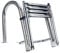 Amarine-made m2599s abnehmbarer Premium Edelstahl Klapp hinten Eintrag Pontoon Boot Leiter w/extra breit Schritt