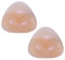 BH und Bikini Gel Einsätze für Sommer wasserdicht Silikon Dreieck Push-Up Brust Pads Badeanzug und BH Inserts für weiblich transparent/nackt verfügbar (Beige)