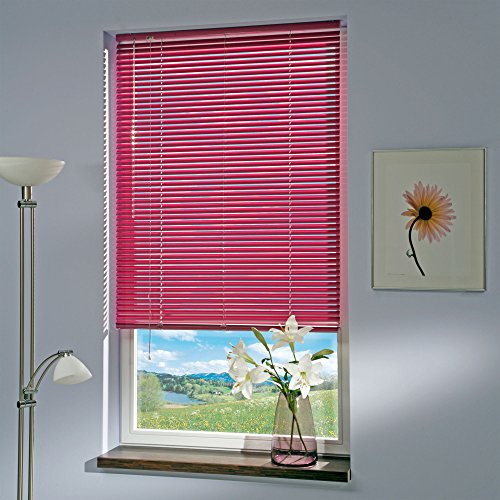 Alu-Jalousie, Aluminium-Jalousie / 120 x 220 Flieder/Wand-und Deckenmontage, Rollo, Jalousie