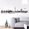 WANDKINGS Wandtattoo Skyline Dortmund (mit Sehenswürdigkeiten und Wahrzeichen der Stadt) 80 x 21 cm weiß - erhältlich in 33 Farben