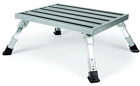 Camco 43676 Adjustable Height Aluminum Platform Step
