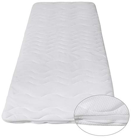 Frankenstolz F.a.n. Visco Topper VS Bett, Polyester, Weiß, 80 x 200 cm