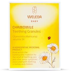 Weleda Teething Granules for Baby with Chamomilla, Baby Teething, Teething Pain, Homeopathic Medicinal Product, Vegan, 15g