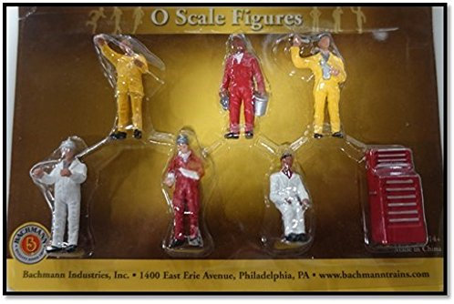 Spur 0 - Bachmann 6 Figuren Mechaniker