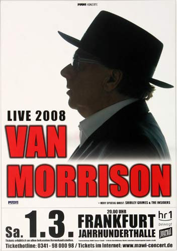 Van Morrison - Keep It Simple, Frankfurt 2008 » Konzertplakat/Premium Poster | Live Konzert Veranstaltung | DIN A1 «