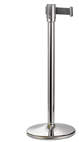 Saro AF 206 S Personenleitsystem, Metall, Silber, 36 x 36 x 91.5 cm