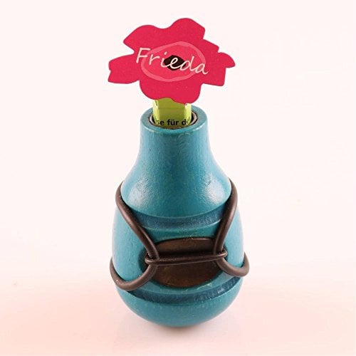 STAND DER DINGE Vase Frieda für den Fahrradlenker türkis WA