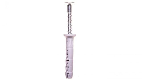Marteau Rawlplug en nylon de fixation Tête cylindrique - parent., FX-N-08L045