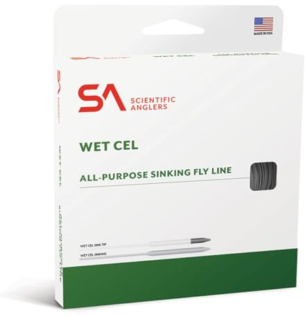 Scientific Anglers Wetcel General Purpose Sinking Lines, Clear Intermediate, WF- 7-S