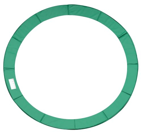 HOMCOM Cubierta de Protección Acolchada para Cama Elástica Ø366 cm Verde | Borde de Seguridad, para Trampolines