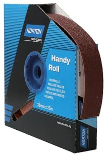 Norton Handy Rolls – Papier abrasif rouleau R222 38 mm 25 m G40