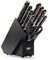 Wusthof Classic 9 Piece knife block set (Black