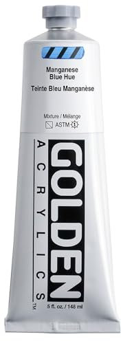 5 Oz Heavy Body Historical Hue Acrylic Paints Color: Manganese Blue Hue