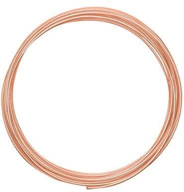 Vaessen Creative Alambre de Aluminio para Joyería, 2 mm de Espesor, Cobre, Naranja (Orange Copper), 5 m, 5