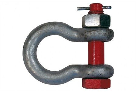 Schäkel Hc2 3,25T 5/8 -60 Mit Mutter Und Splint, 3,2 To Bei 5-Fach