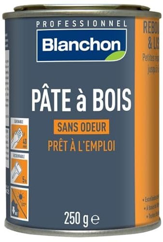 Pâte à bois intérieurs chêne clair 250g 1104829 BLANCHON
