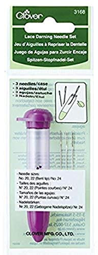 Clover 3168 Stopfnadel-Set mit Spitze, 3.27 x 5.8100000000000005 x 12.16 cm