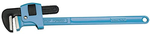 Draper 23733 Elora Adjustable Pipe Wrench, 600mm, 54.6cm x 13.5cm x 4cm, Blue