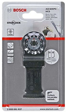 Bosch Professional 1x HCS Lama per tagli dal pieno AIZ 32 EPC Wood (per legno tenero, 50 x 32 mm, accessori utensili multifunzione)