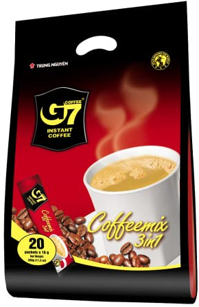 G7 Instant Coffee 3-in-1, 20 Servings (320g)