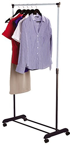 Home Vida Simple Tringle à vêtements réglable Rail à vêtements, en métal, Argent