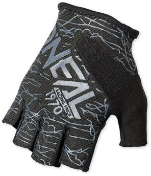 O'NEAL Fahrradhandschuhe Herren & Damen Drop Fingerless Glove V.17 I MTB DH FR Downhill Freeride | Fingerlose Handschuhe mit Gel-Einsätzen rutschfest I Schwarz Grau I Größe L…