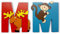 Vinsani® Wooden Jungle Animal Alphabet Letters Personalised Bedroom Wall Door Name (M)