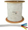 Premium X 100m Basic Quattro Quad Koaxial SAT Kabel 90dB 2-Fach geschirmt Antennenkabel 4in1 Koaxialkabel Weiß