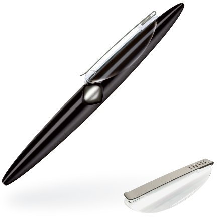 USUS Kugelschreiber Aluminium Magnetmechanik schwarz