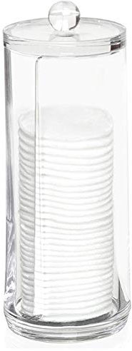 Relaxdays ORION Behälter Organizer für Wattepads Wattestäbchen Wattepadspender Kosmetik Aufbewahrungsbox